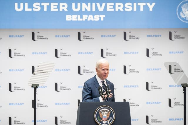 President Biden visit to the island of Ireland