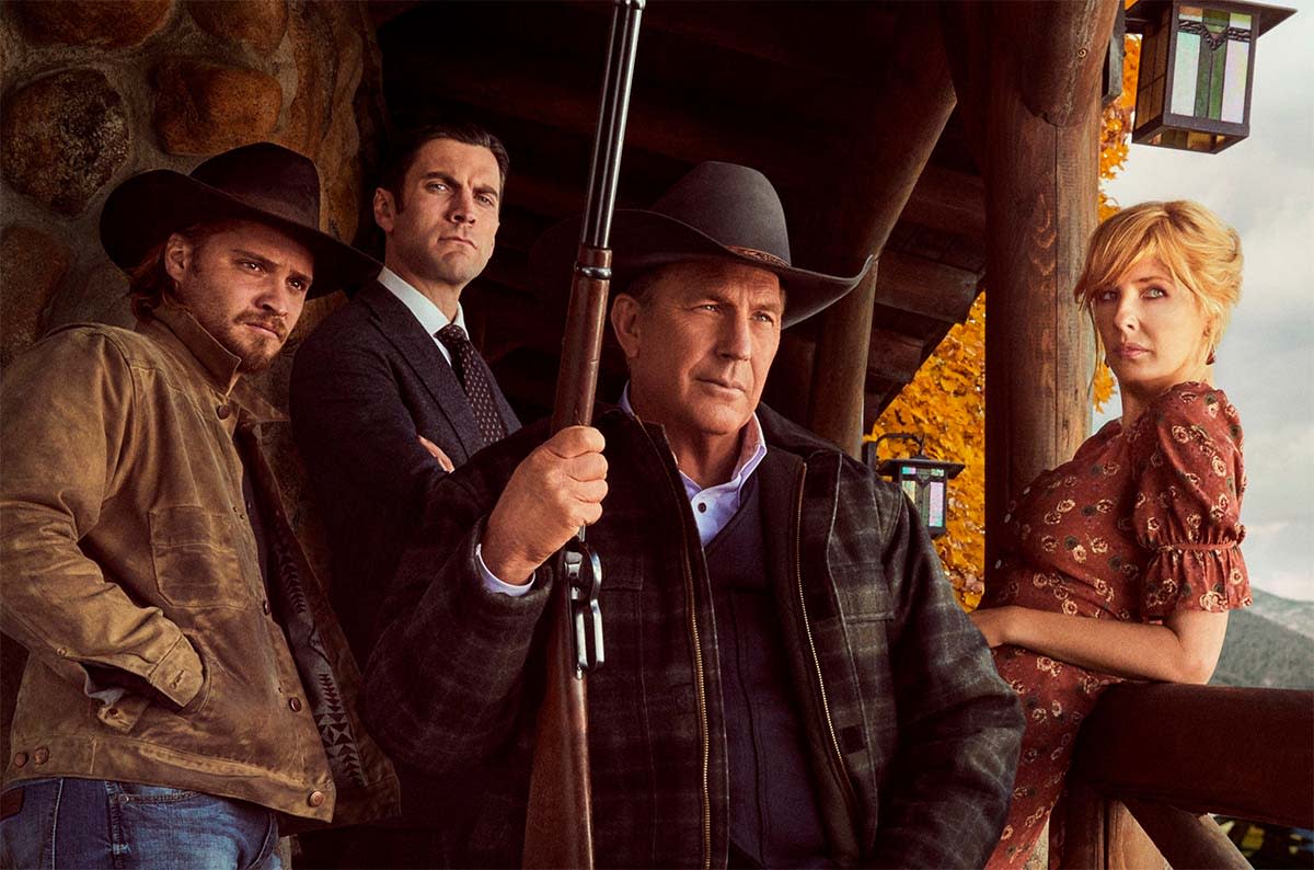 Kevin Costner en el póster de la segunda temporada de 'Yellowstone' (Foto: Paramount Network)