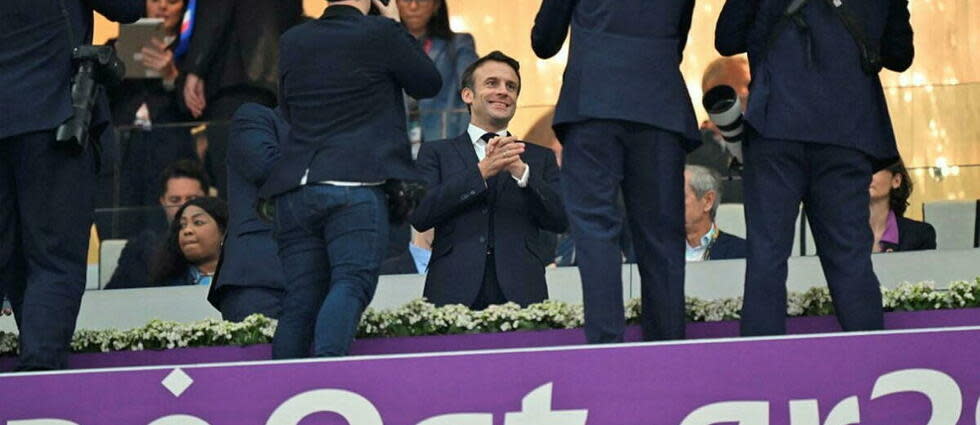 Emmanuel Macron assistera à la finale du Mondial 2022 au Qatar.  - Credit:MUSTAFA YALCIN / ANADOLU AGENCY / Anadolu Agency via AFP