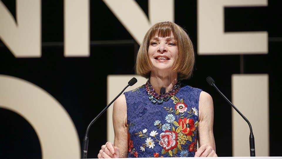 Anna was in high spirits at the Cannes Lions. Photo: Getty Images