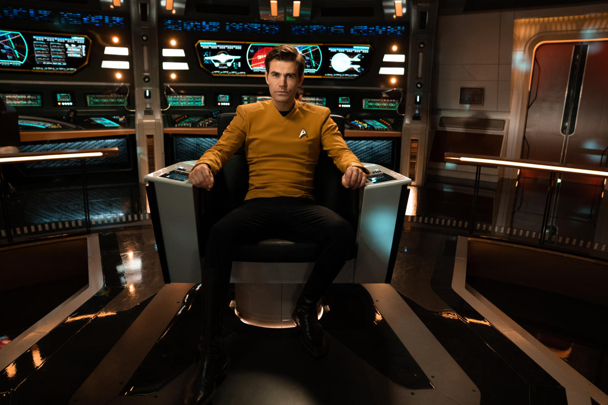 Paul Wesley as James T. Kirk in Star Trek: Strange New Worlds