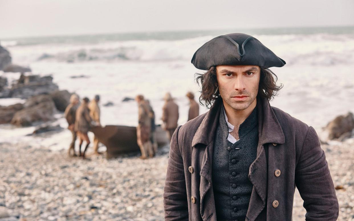 Aidan Turner as Ross Poldark in the drama's final series  - 8