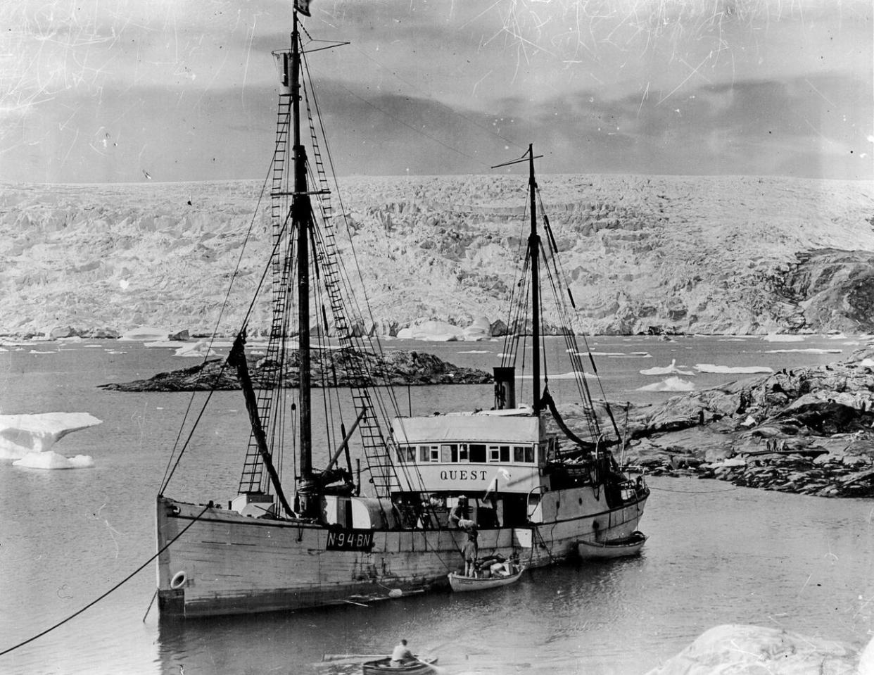 Royal Canadian Geographical Society announced on Tuesday it found polar explorer Sir Ernest Shackleton’s ship Quest 390 metres off the coast of Newfoundland and Labrador. (Royal Canadian Geographical Society/X - image credit)