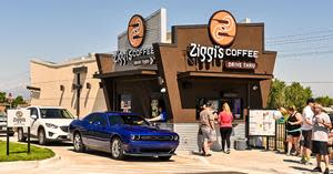 Ziggi's Coffee provided stock image of drive-thru location