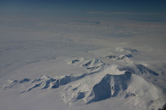 Crosson Ice Shelf viewed from a NASA research Aircraft.