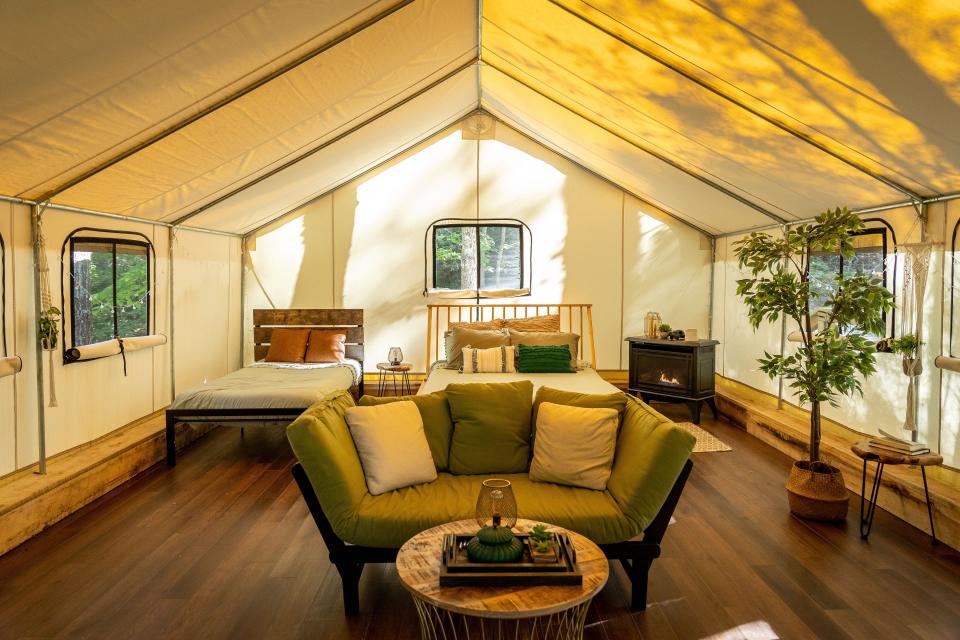 Dappled Light Offers Uniquely Comfy Tent-Experience Near the Best Climbing in Red River Gorge, KY