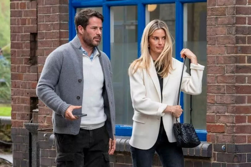 Jamie Redknapp and his wife