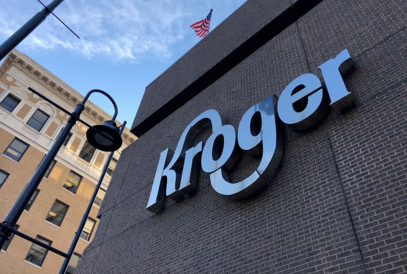 FILE PHOTO: The Kroger supermarket chain's headquarters is shown in Cincinnati