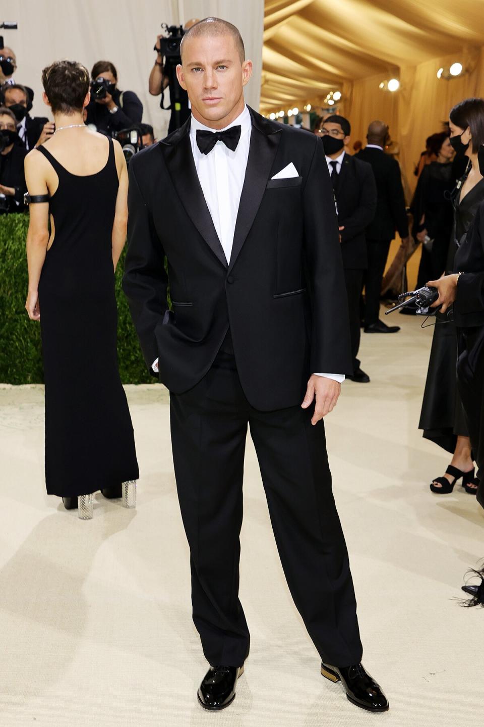 Channing Tatum attends The 2021 Met Gala Celebrating In America: A Lexicon Of Fashion at Metropolitan Museum of Art on September 13, 2021 in New York City.