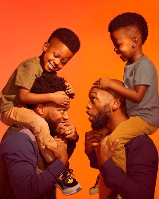 A SheaMoisture Men campaign image.