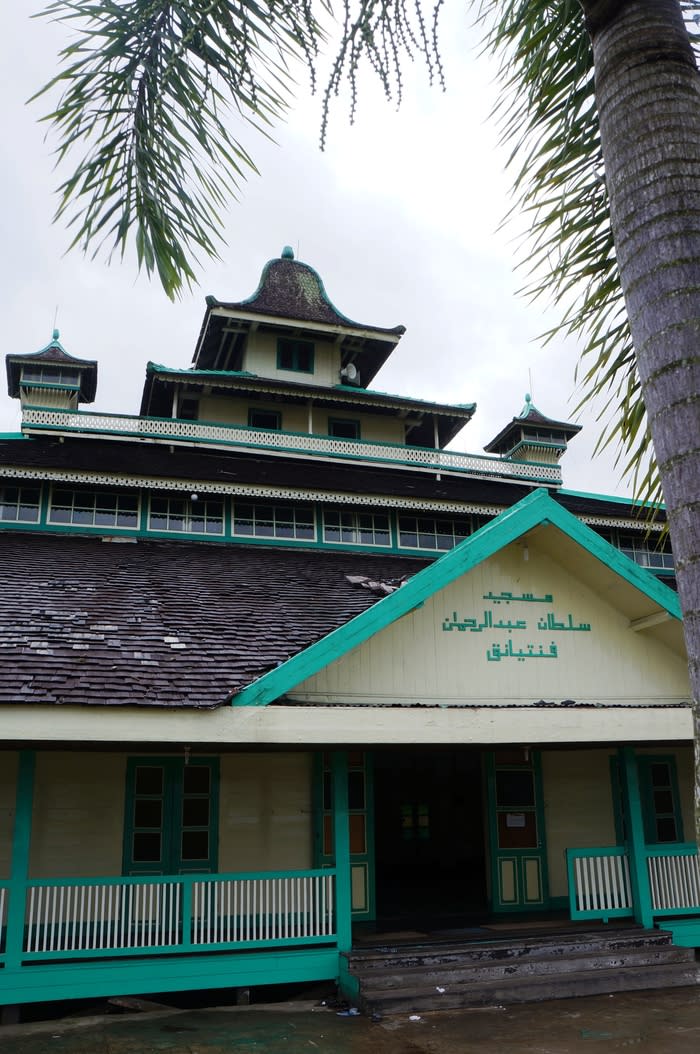 Cultural heritage: This wooden mosque is said to have been constructed over 240 years ago. (