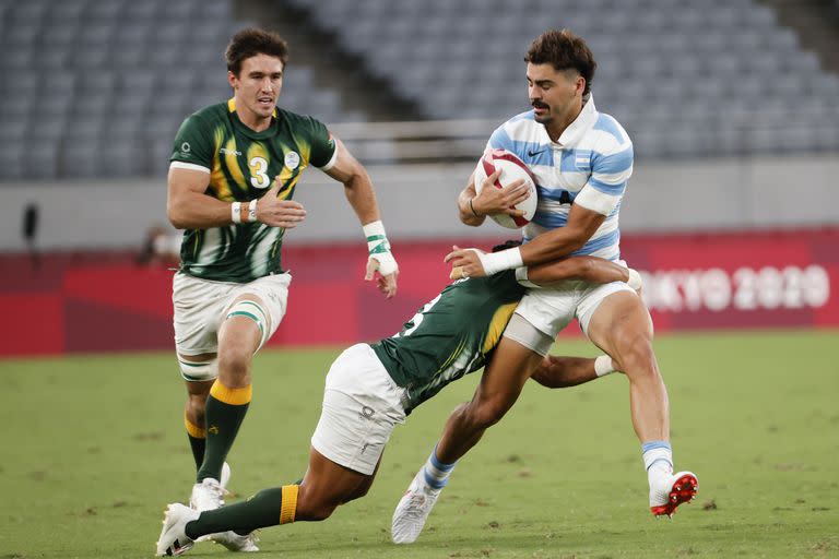 Los Pumas 7s ganaron un partido inolvidable ante Sudáfrica y estan en semifinales de los Juegos Olímpicos.