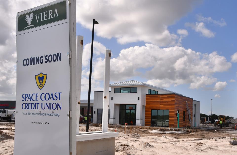 Space Coast Credit Union is constructing a new branch in Viera, just west of Costco, at the intersection of Pineda Causeway and Lake Andrew Drive.