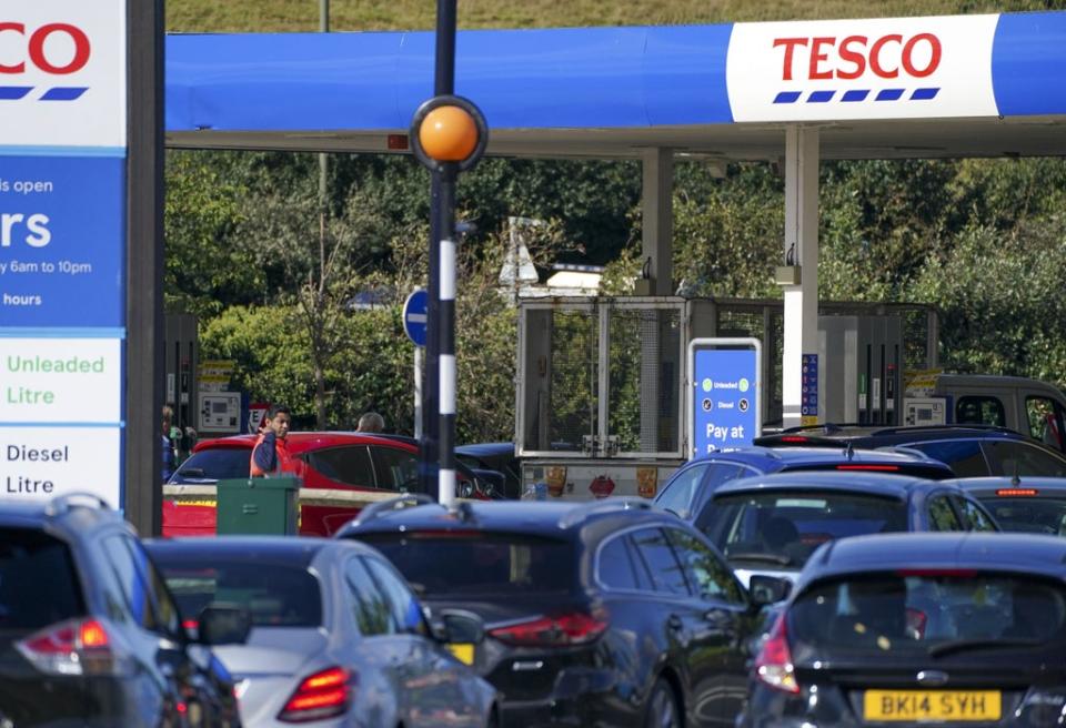 Tesco is set to reveal interim results on Wednesday (Steve Parsons / PA) (PA Wire)