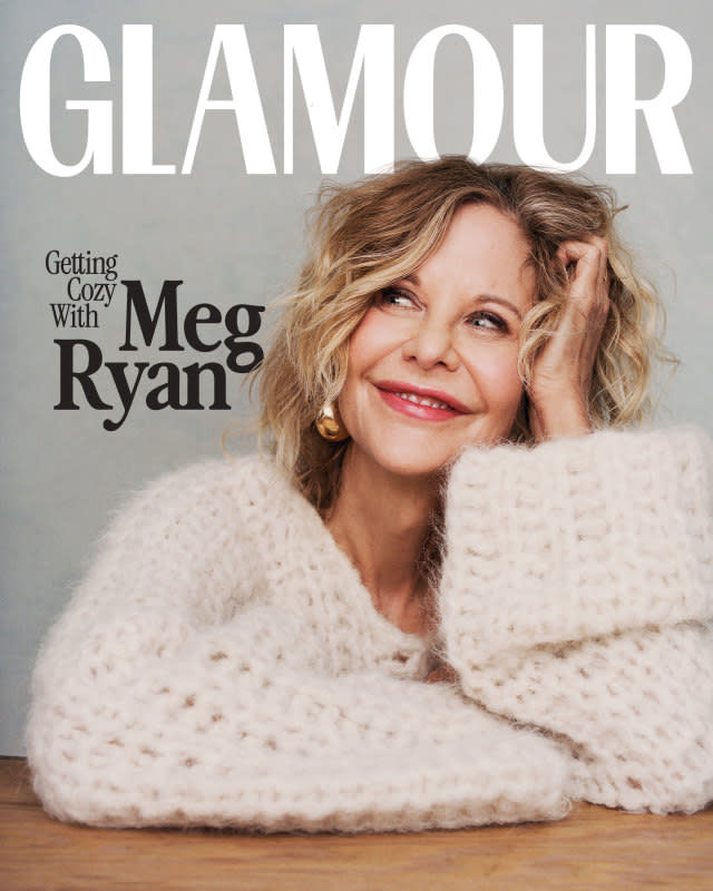 Meg Ryan for Glamour December 2023.<p><a href="https://www.elle.com/culture/celebrities/a45900022/women-in-hollywood-2023/" rel="nofollow noopener" target="_blank" data-ylk="slk:Photo: Shaniqwa Jarvis/Courtesy of Glamour;elm:context_link;itc:0;sec:content-canvas" class="link ">Photo: Shaniqwa Jarvis/Courtesy of Glamour</a></p>