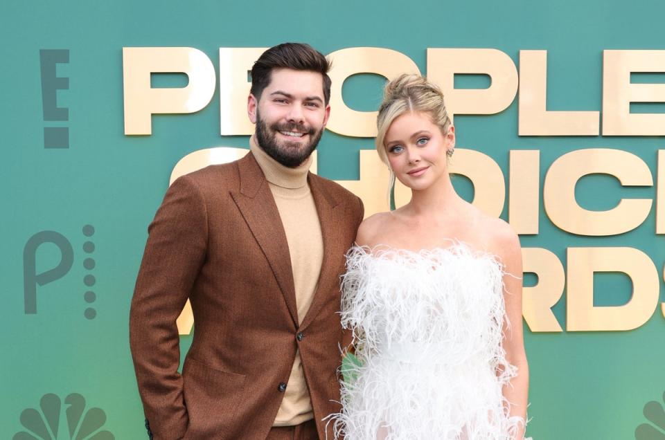 Dylan Barbour and Hannah Godwin (Getty Images)