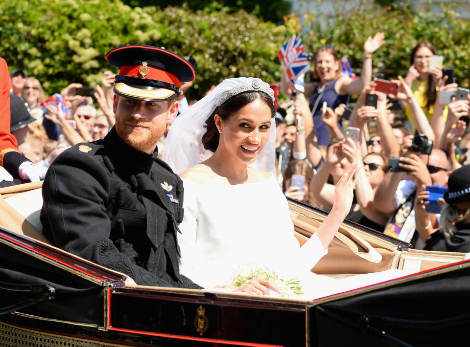 Meghan and Harry’s wedding day