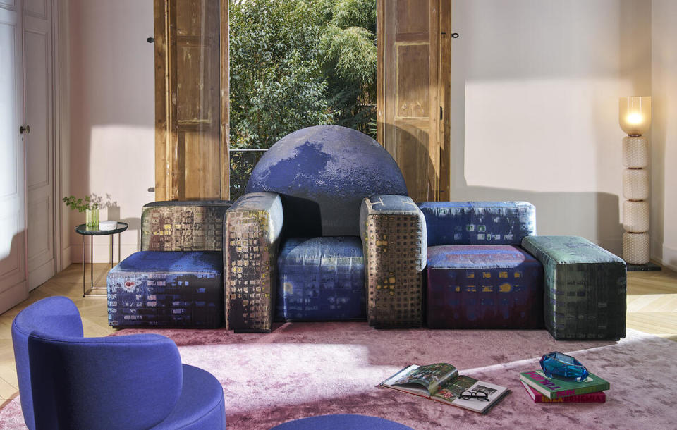 Cassina’s Sunset in New York sofa by Gaetano Pesce