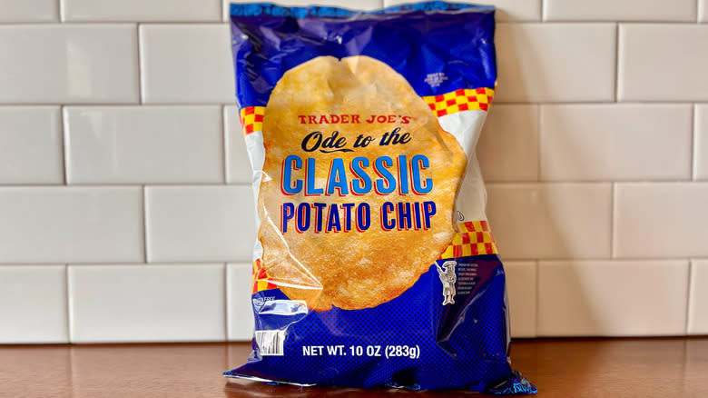 Trader Joe's classic potato chips bag