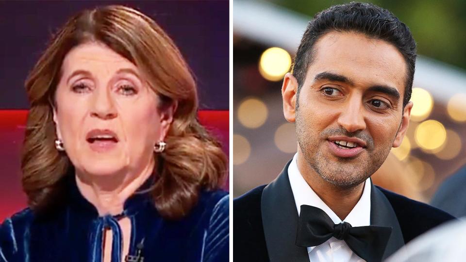 Veteran AFL reporter Caroline Wilson (pictured left) during Footy Classified and Richmond supporter and reporter Waleed Aly (pictured right) at the Logie Wards.