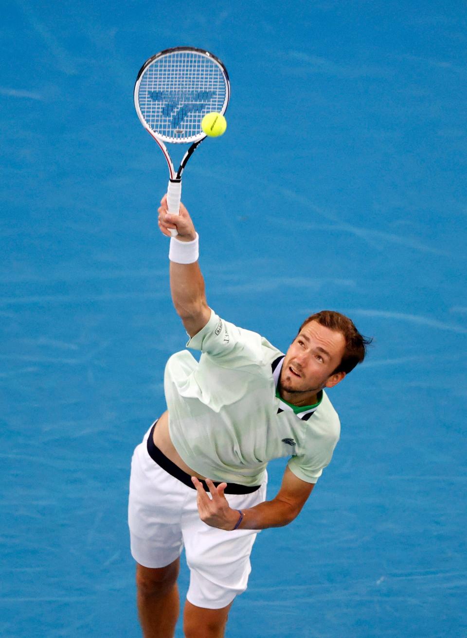 Russia's Daniil Medvedev in action (REUTERS)