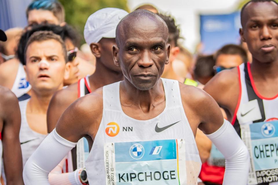 Eliud Kipchoge can become the most successful men’s Olympic marathon-runner ever (Getty Images)