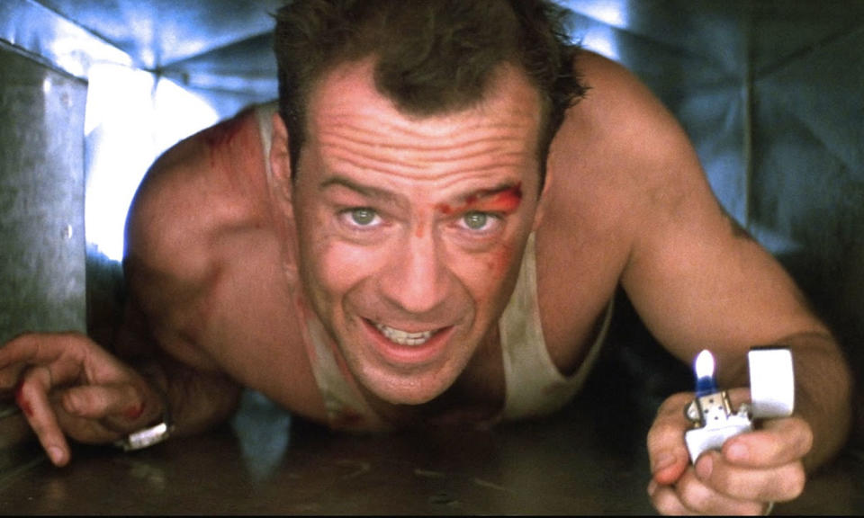 <p>Fox was contractually obligated to offer the role of John McClane in ‘Die Hard’ to Frank Sinatra. It’s based on the book ‘Nothing Lasts Forever’, a sequel to a novel that had been adapted into ‘The Detective’ starring Sinatra. Ol’ Blue Eyes turned it down because he was 73. </p>