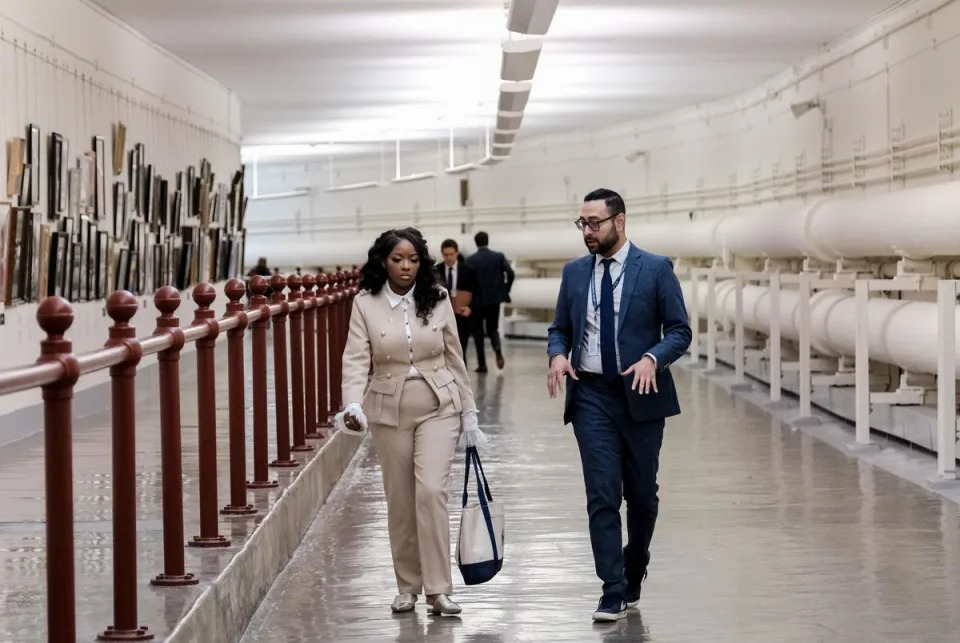 Rep. Jasmine Crockett walks through the U.S. Capitol on the second day the 118th Congress on Wednesday, Jan. 4, 2023 in Washington, D.C. The House adjourned without a speaker voted in.