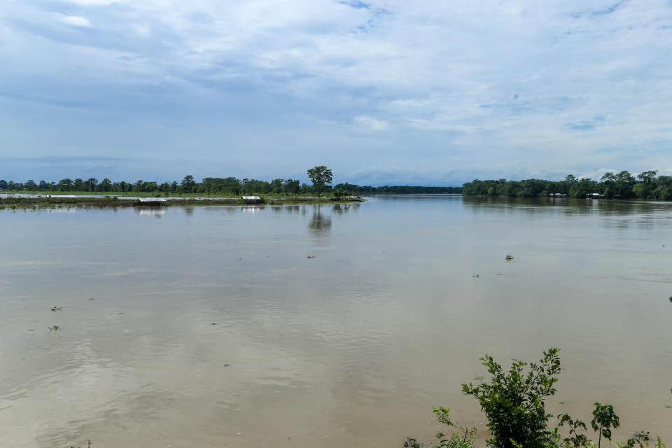 People Affected By Flood In Assam