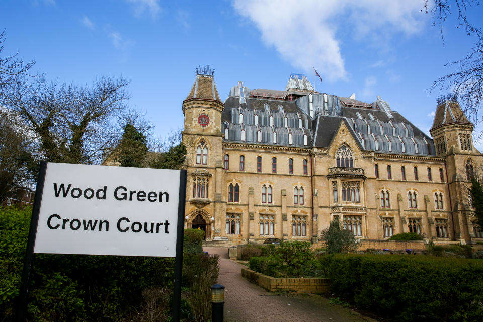 LONDON, UNITED KINGDOM - 2020/03/09: An exterior view of Wood Green Crown Court in north London. (Photo by Dinendra Haria/SOPA Images/LightRocket via Getty Images)