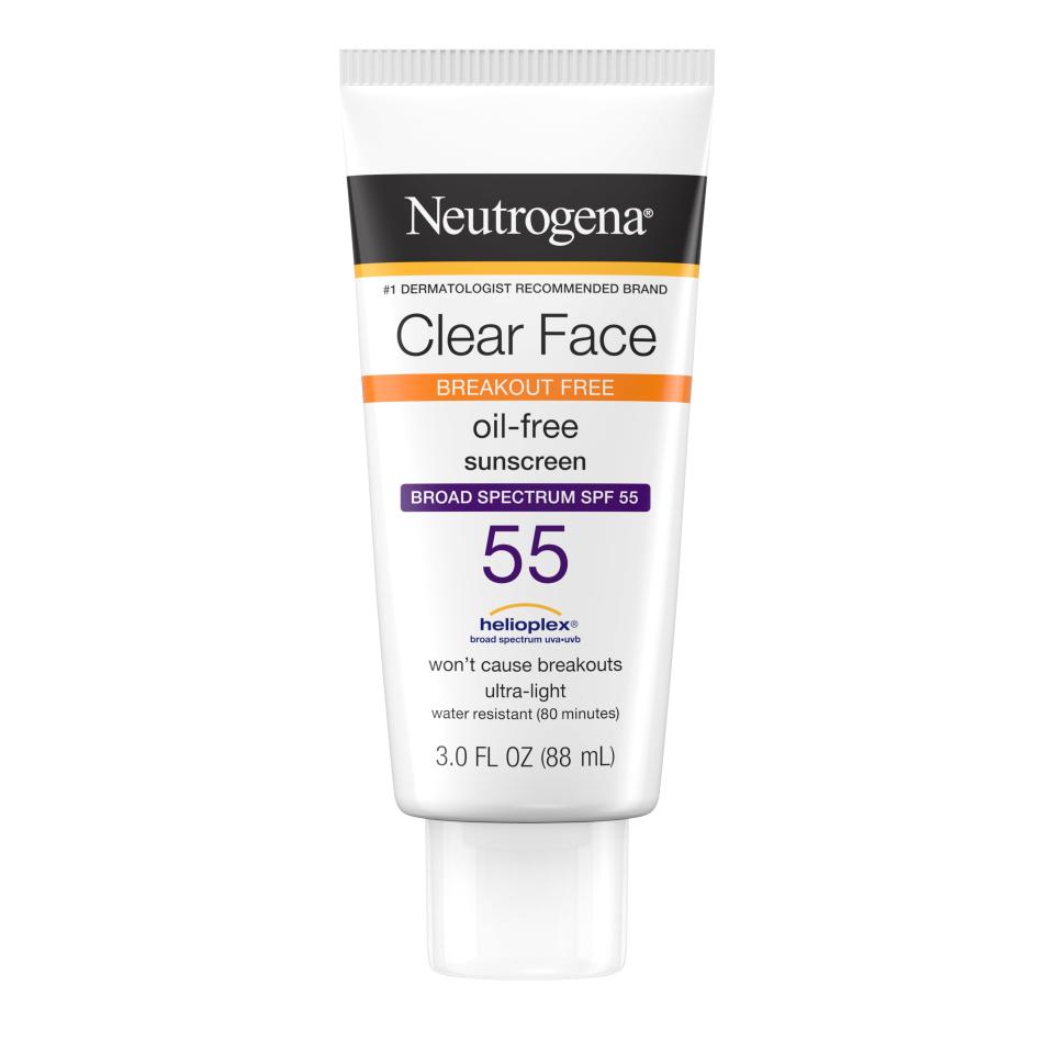 Clear Face Liquid Lotion Sunscreen