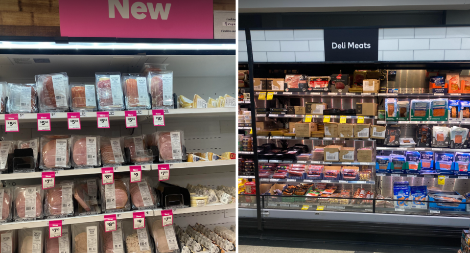 Woolworths deli section.