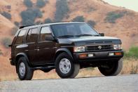 <p>One look at <a href="https://www.caranddriver.com/nissan/pathfinder" rel="nofollow noopener" target="_blank" data-ylk="slk:today's soft-core Nissan Pathfinder crossover;elm:context_link;itc:0;sec:content-canvas" class="link ">today's soft-core Nissan Pathfinder crossover</a> and it's almost impossible to see the lineage that dates back to the rugged original. The Pathfinder jumped into the crowded small SUV pool halfway through the 1986 model year and was instantly embraced by four-wheel-drive enthusiasts. That’s because Nissan engineered the Pathfinder to fit large 31x10.50-R-15 tires under its blistered fenders. So equipped, the Nissan could tackle trails better than most of its competition.</p>