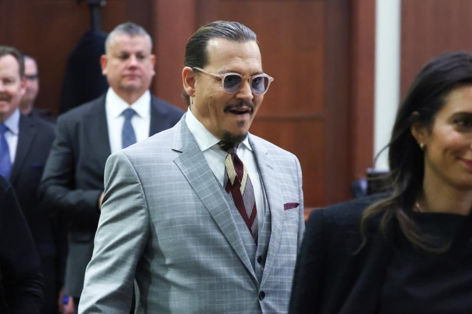 Mr Depp is suing Ms Heard over a 2018 article she wrote in the Washington Post (Michael Reynolds/AP) (AP)