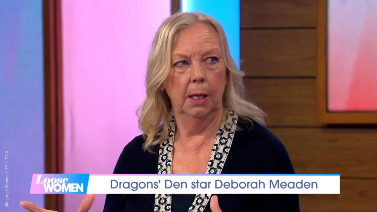 Deborah Meaden said she turned down Dragons' Den three times. (ITV screengrab)