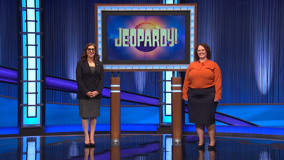Heather Brown, a South Berwick, Maine resident, appeared on the Thursday night episode of "Jeopardy!" and came in third place. Brown is the fourth resident from the Seacoast New Hampshire and southern Maine region to compete in the popular quiz show on 2022. Brown is seen here with show host and actress Mayim Bialik.