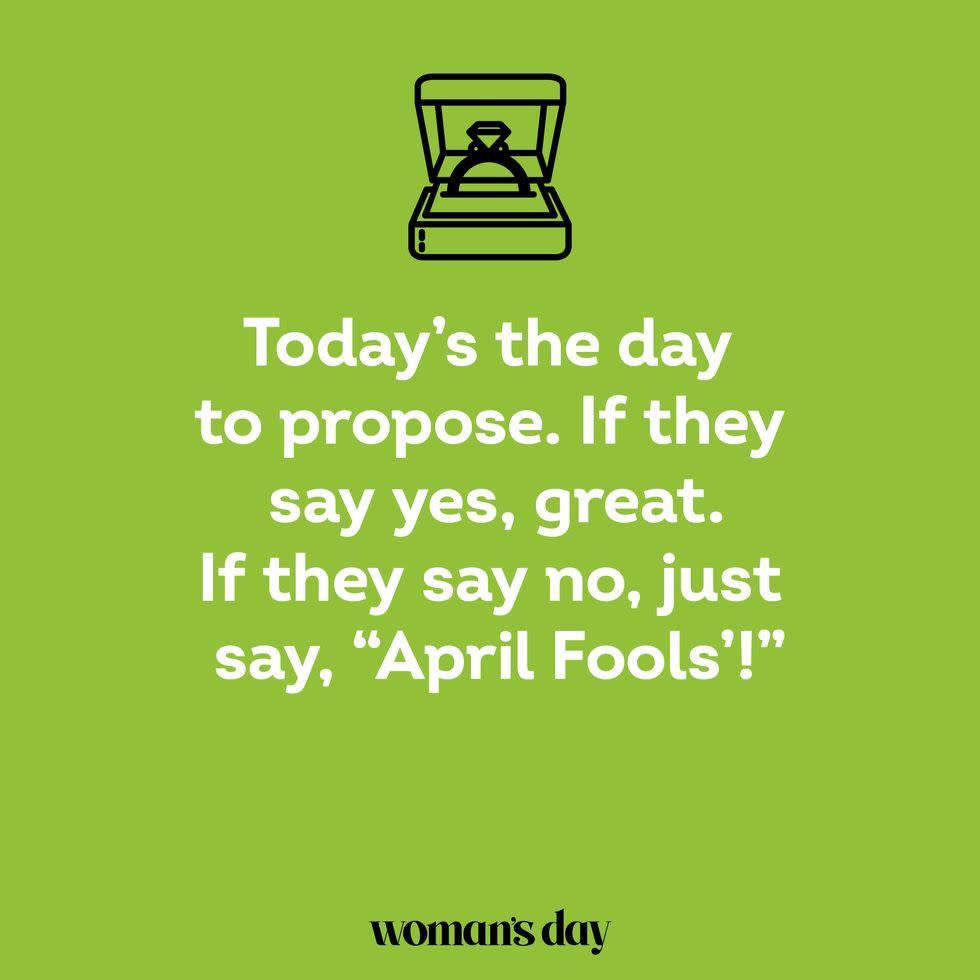 april fools day jokes propose