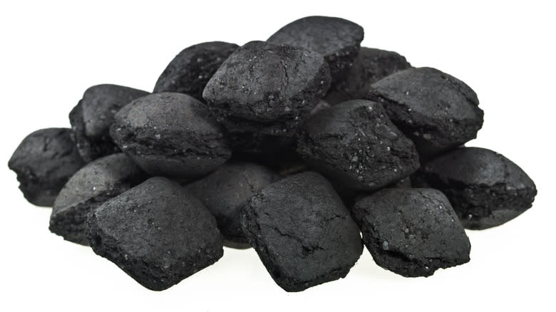 Pile of charcoal