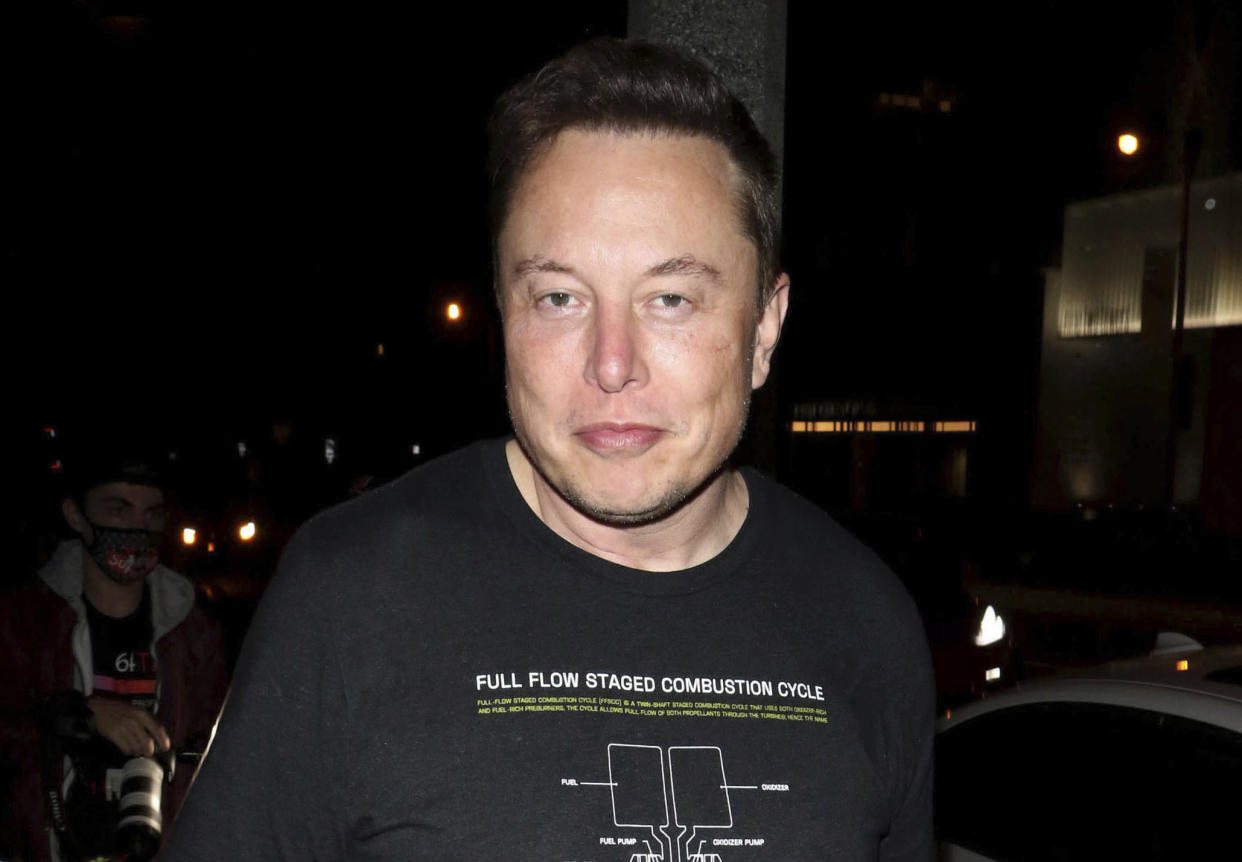 Elon Musk’s wealth is largely tied to Tesla, causing him to lose billions as shares fell 6.3% on Monday and another 4.1% on Tuesday. (AP)