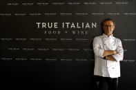 Massimo Bottura darf sich über den zweiten Platz seines Restaurants Osteria Francescana (Modena, Italien) freuen, das im Vorjahr den Sieg davontrug.