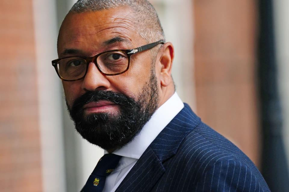 Foreign secretary James Cleverly (PA Wire)