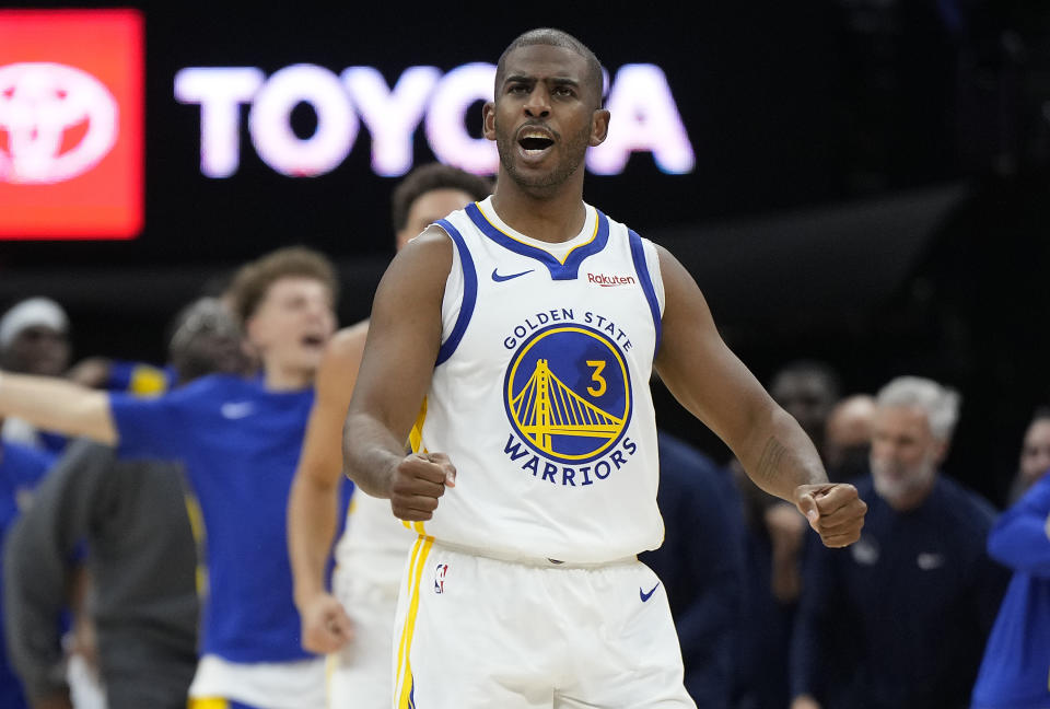 金州勇士Chris Paul 。(Photo by Thearon W. Henderson/Getty Images)