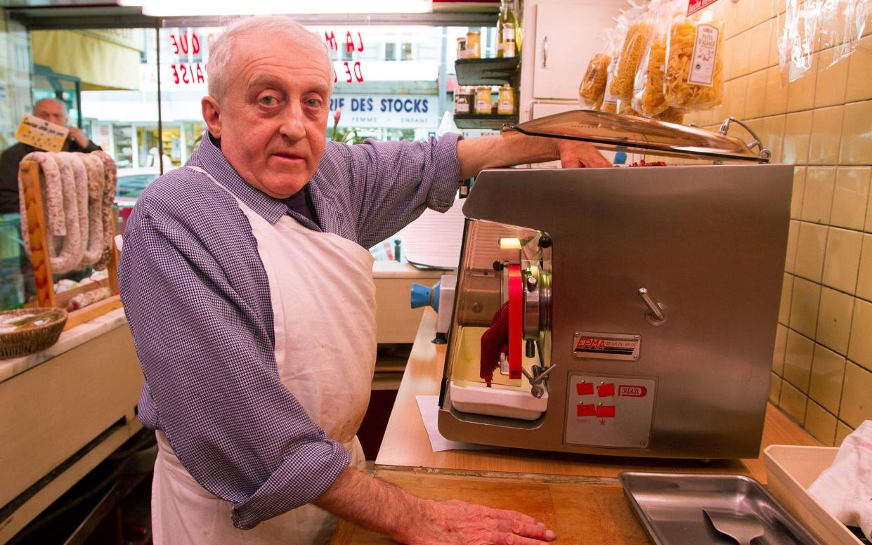 Jacques Leban, 80, is the last butcher in Paris