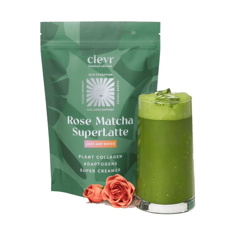 Clevr Blends Rose Matcha SuperLatte