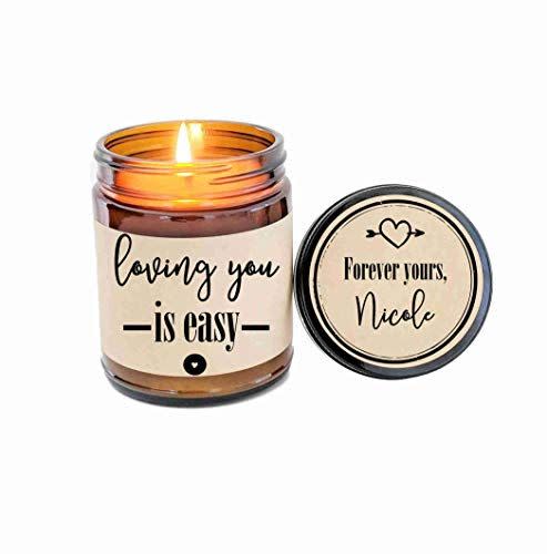 13) Personalized Soy Candle