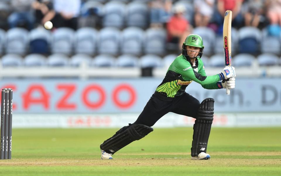 Danni Wyatt in action for Southern Brave - GETTY IMAGES