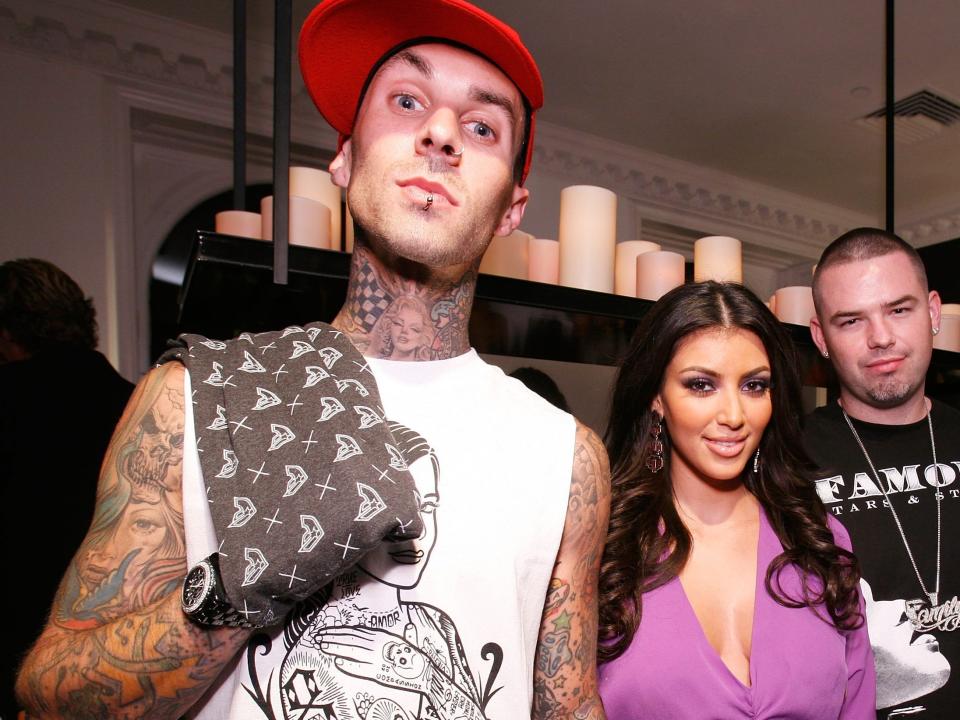 travis barker and kim kardashian