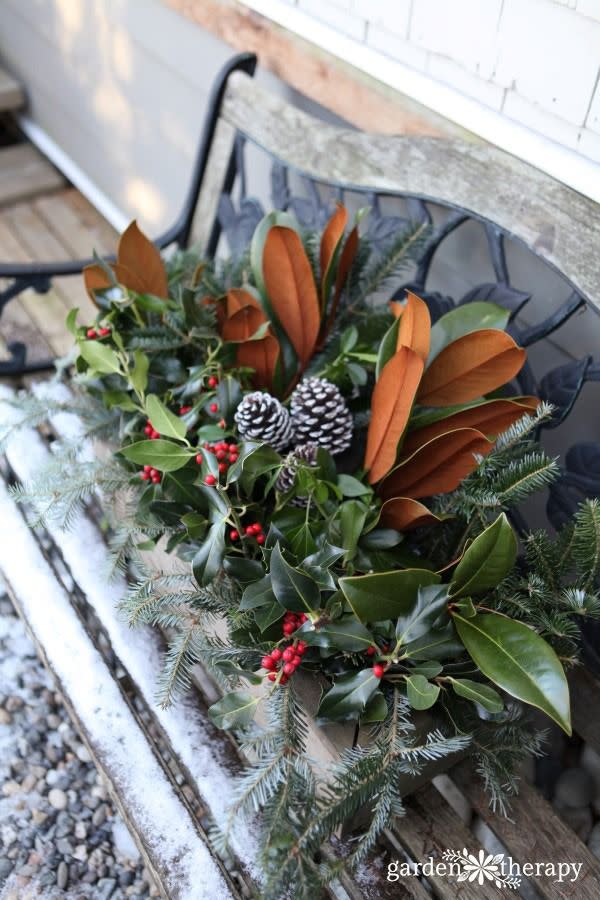 Display a Wintery Window Box