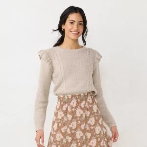 ruffle sweater