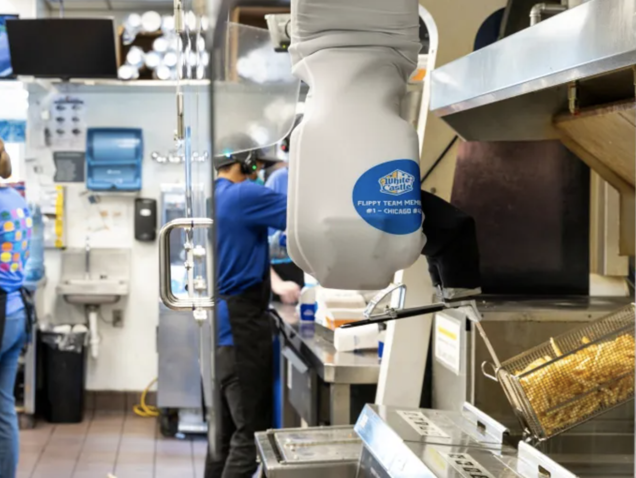 White Castle Fry Robot